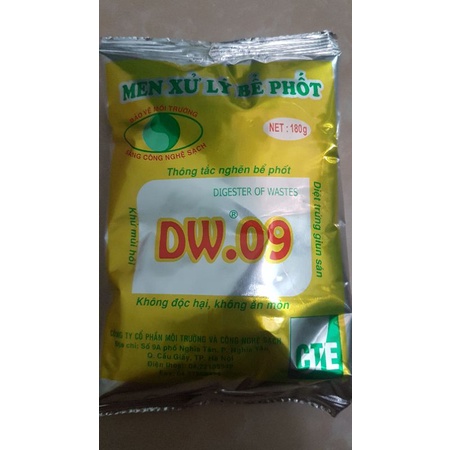 Men sử lý bể phốt DW.09