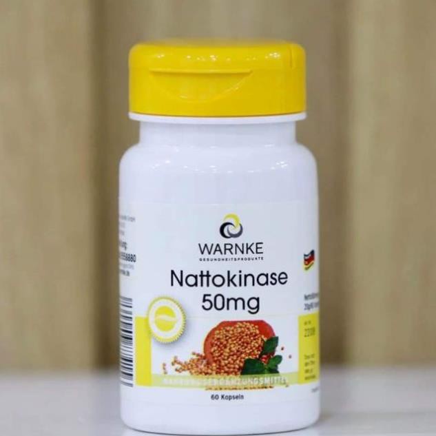 ( Bill Đức ) - Viên Chống Đột Quỵ Warnke Nattokinase - 60 Viên date 02.2024