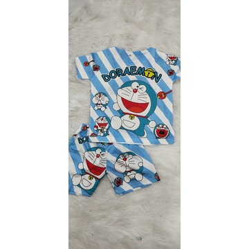 Bộ tay ngắn quần đùi thun lạnh thái cho bé trai/gái