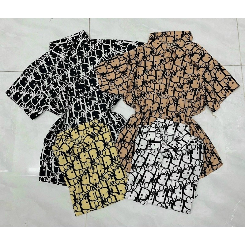 Áo sơ mi dior tay ngắn giá rẻ nhất
