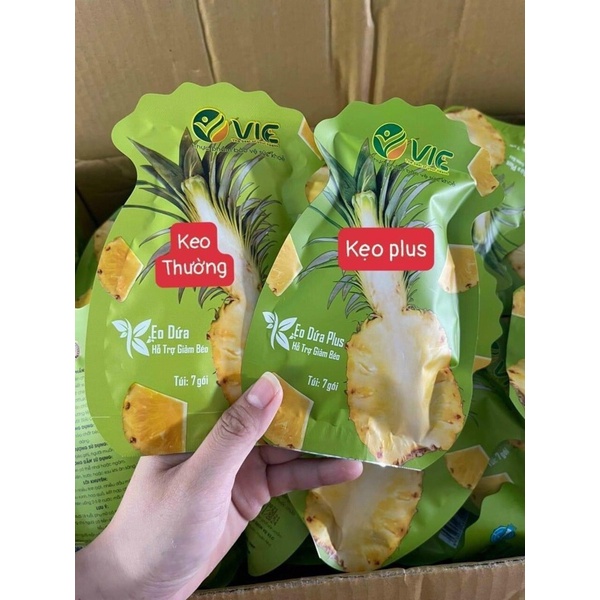 Kẹo dứa giảm cân Plus túi 7 viên, 7 vị ( CAM KẾT CHÍNH HÃNG 100% )