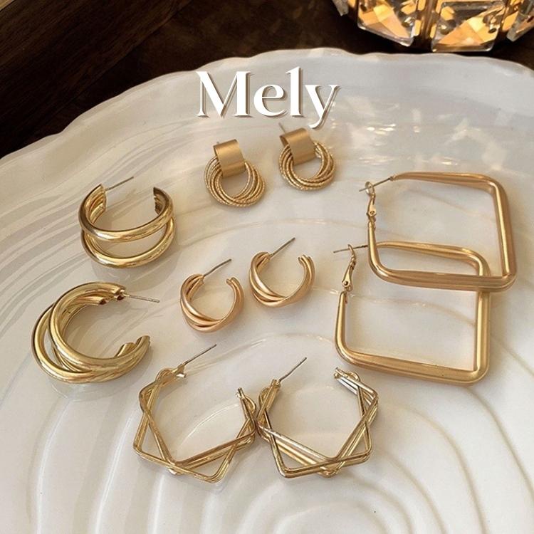 Bông tai Hàn Quốc cá tính hiện đại dành cho nữ - MELY 802