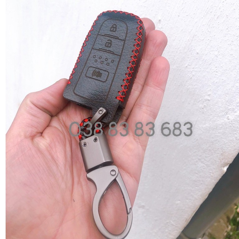 Bao da chìa khoá Toyota Corolla Cross handmade da bò thật 100%, khắc tên sdt lên bao da có móc khóa. Rất Nhiều Màu Sắc