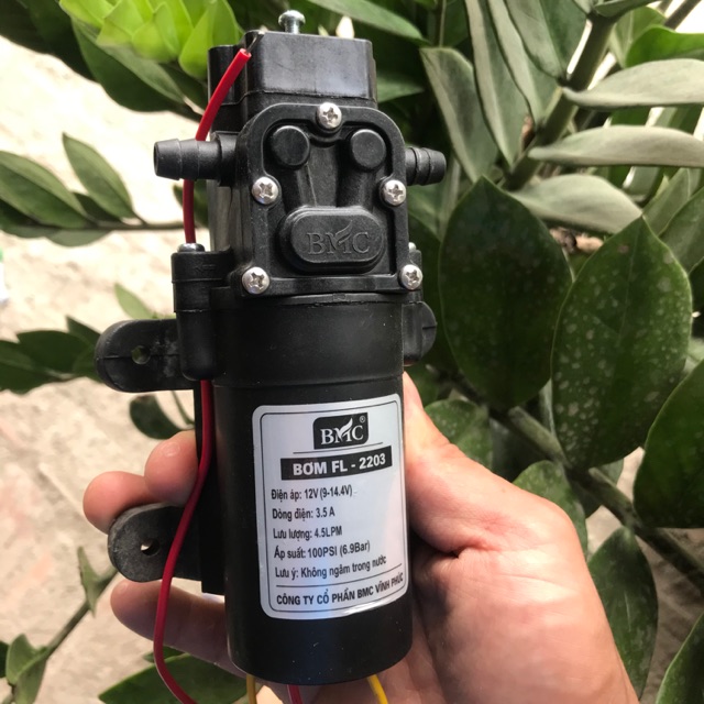 Máy bơm mini 12v chính hãng BMC