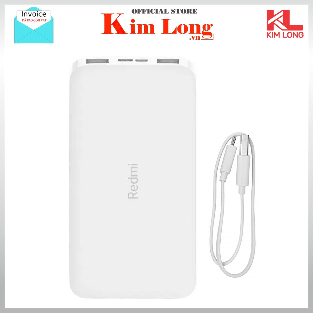 PIN SẠC DỰ PHÒNG XIAOMI REDMI 10000MAH - HÀNG CHÍNH HÃNG DIGIWOLRD