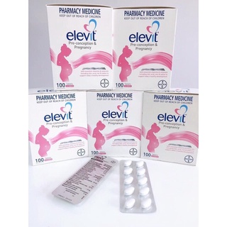 Elevit bầu 100 viên.