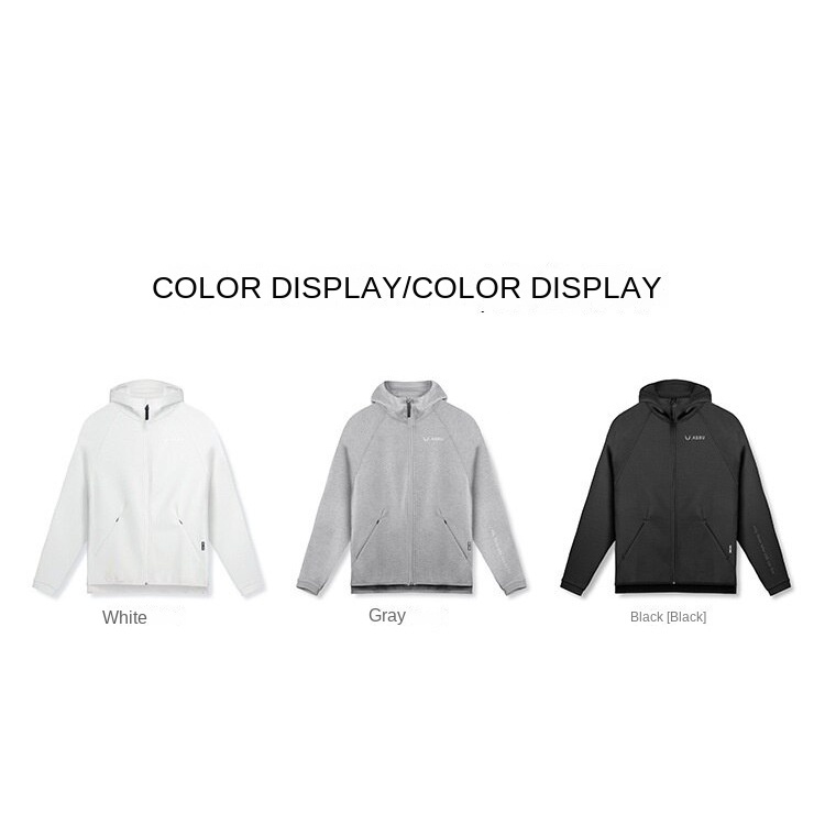 [GYMen]Áo Hoodie Dài Tay Form Rộng Phối Khóa Kéo Thời Trang Cho Nam