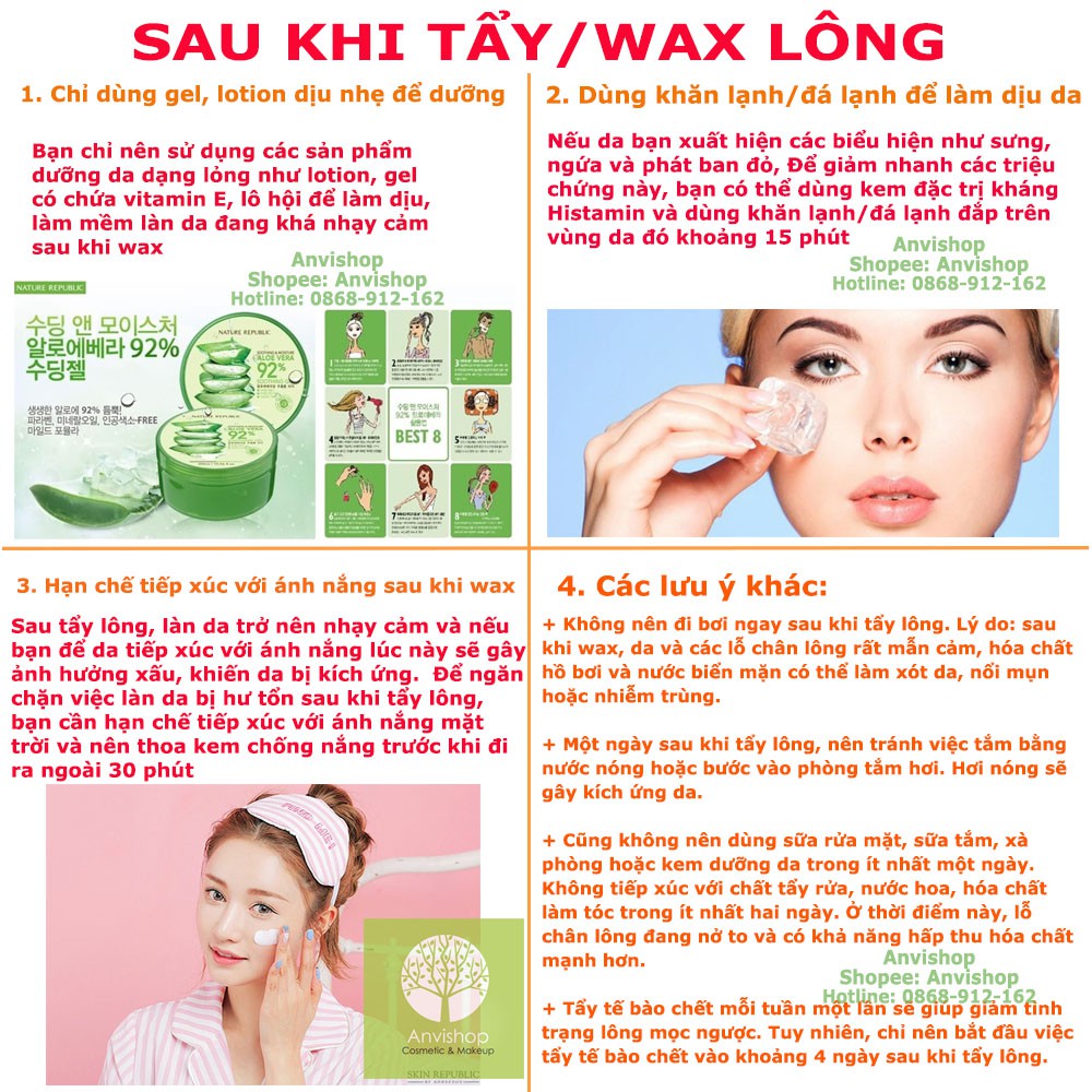 [Mã COS2704 giảm 8% đơn 250K] Miếng wax veet Tẩy lông nách, tẩy lông Bikini VEET Wax Strips 16 Da Nhạy Cảm Veet Anvishop | BigBuy360 - bigbuy360.vn