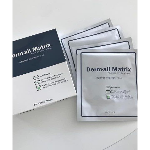 Derm All Matrix ⚜️FREESHIP⚜️ Miếng mặt nạ Mask Derm-all Matrix (bán lẻ miếng)
