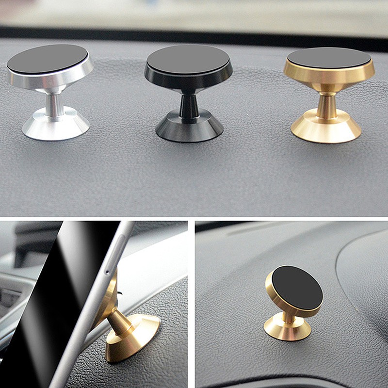 Koosuk Metal 360 Degree Rotation Car Bracket Magnet Phone Stand