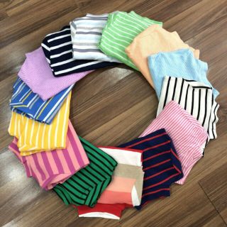 Combo 4 bộ kẻ cotton len cho bé yêu