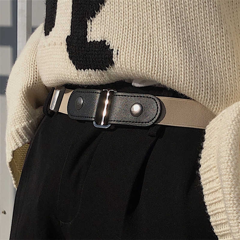 Thắt Lưng Co Giãn Thiết Kế Đơn Giản 18146 Dễ Phối Đồ Dành Cho Nam Và Nữ