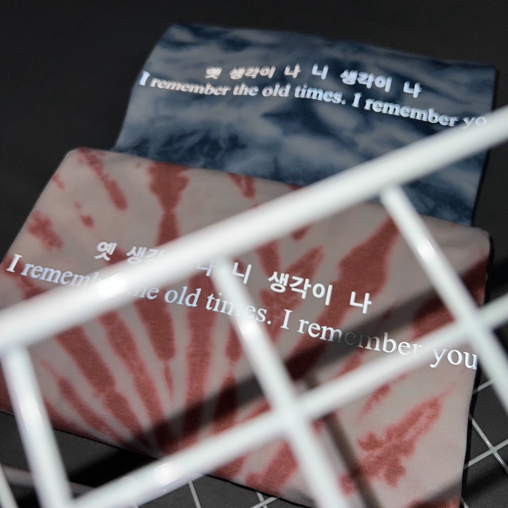 Áo phông loang màu MEANSTORE thun tye dye form rộng unisex nam nữ Ulzzang Streetwear vải mềm - Chữ Hàn phản quang