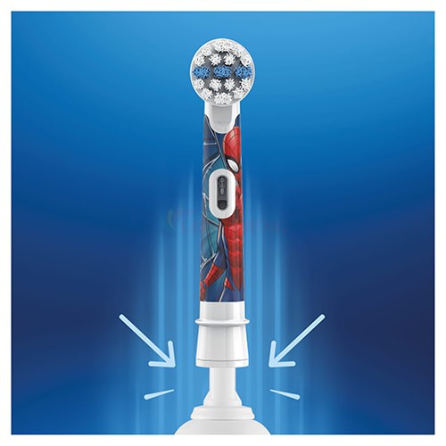 Đầu bàn chải thay thế bàn chải điện trẻ em Oral-B Disney Spider-Man (Set 4 cái) - Hàng nhập khẩu