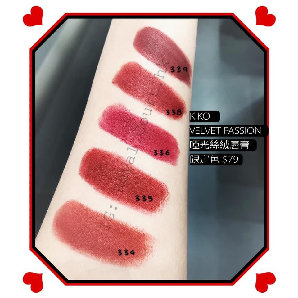 Son Thỏi Lì Kiko Velvet Passion