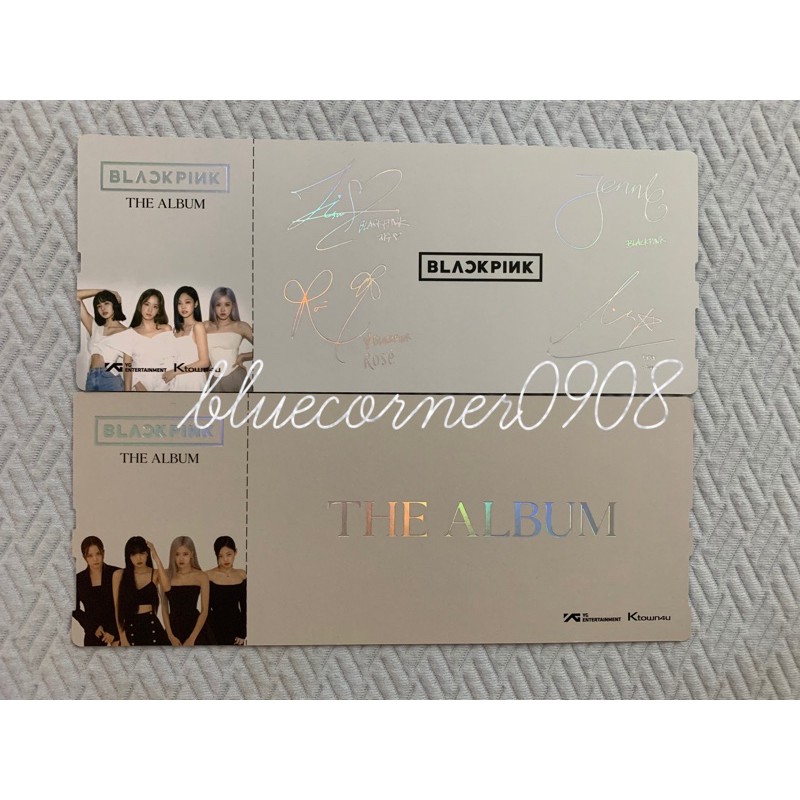 KTOWN4U ẢNH CARD BLACKPINK CÓ SẴN