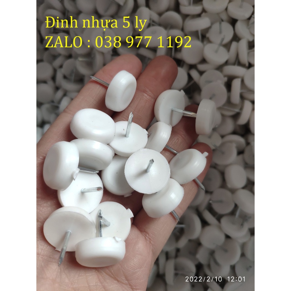 Chân đinh nhựa chống trầy loại dày 5mm,7mm,hàng nhựa dày ,Đinh nhựa đóng dưới chân bàn ghế có ma sát không bị trơn