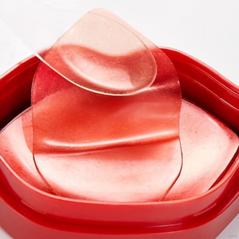 Hộp 20 Miếng Mặt Nạ Môi Bioaqua Cherry Dưỡng Ẩm, Giúp Môi Căng Mọng Cherry Collagen Moisturizing Essence Lip Film Mask