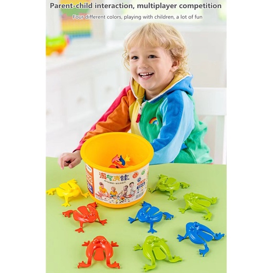 Đồ Chơi Giáo Dục Ếch Bouncing Mini Bằng Nhựa Cho Trẻ Em