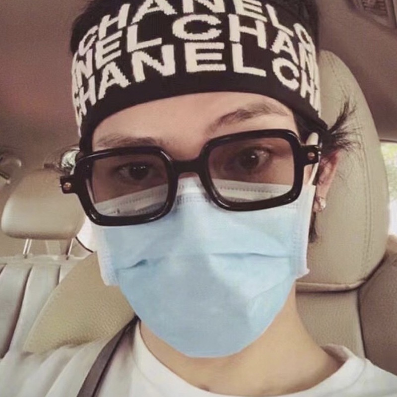 (YUZHU) Kính Mát Thời Trang Phương Tây Retro Chống Nắng Hình Vuông Màu Gradient Hiện Đại