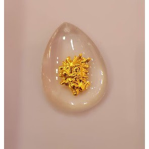 Mặt dây chuyền 3D dát vàng