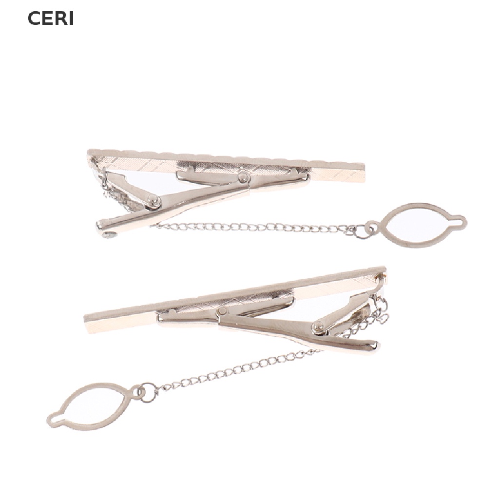 Kẹp cà vạt bằng thép không gỉ màu bạc mới cho nam