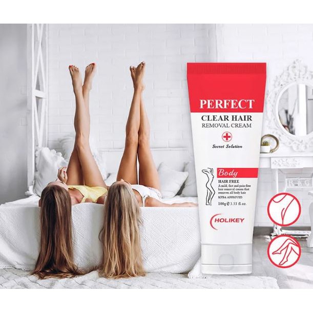 Kem Tẩy Lông Holikey Perfect Clear Hair Removal Cream 100g