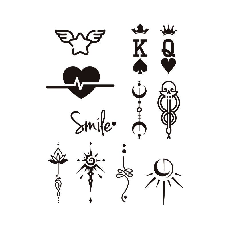 Hình Xăm Dán Tạm Thời Chống Thấm Nước Lâu Trôi 15 Ngày