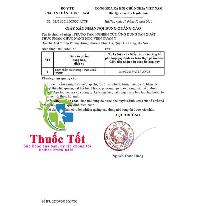 [ Chính Hãng ] Tinh Chất Nghệ Học Viện Quân Y - Hộp 10 gói | BigBuy360 - bigbuy360.vn