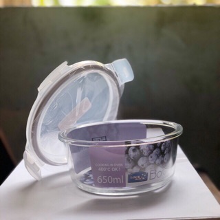 ✅Thố thủy tinh cao cấp Lock & Lock 650ml