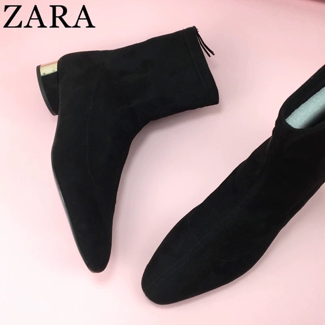 Bốt da lộn Zara
