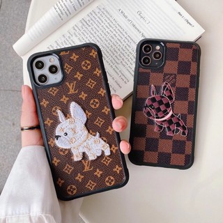 Ốp iphone hoạ tiết lv chó pug cao cấp full box