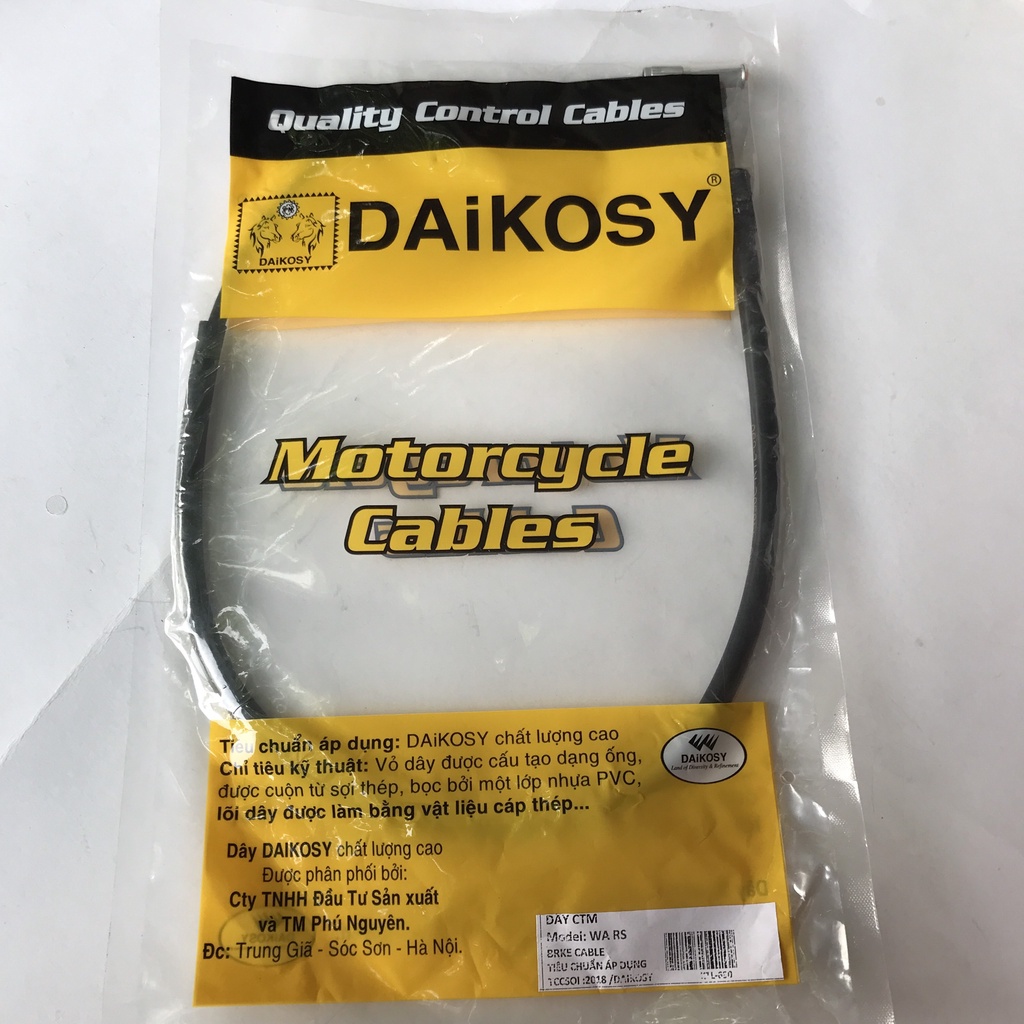 Dây công tơ mét , Dây báo tốc độ xe máy RS , Wave a 100cc - 110cc