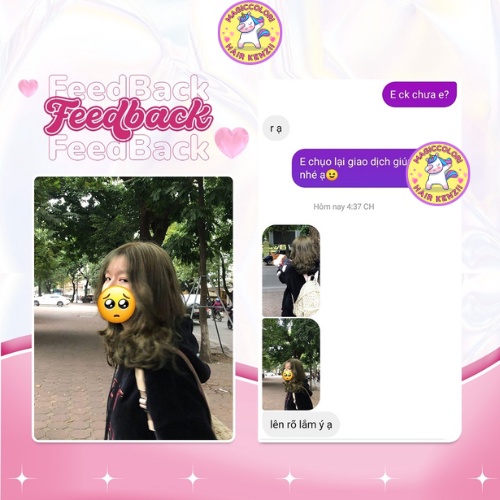 Thuốc Nhuộm Tóc Nâu Rêu Tặng Oxy Trợ Nhuộm Găng Tay Mũ Chùm Kenzii Lên Từ Tone Nâu 5 - 6