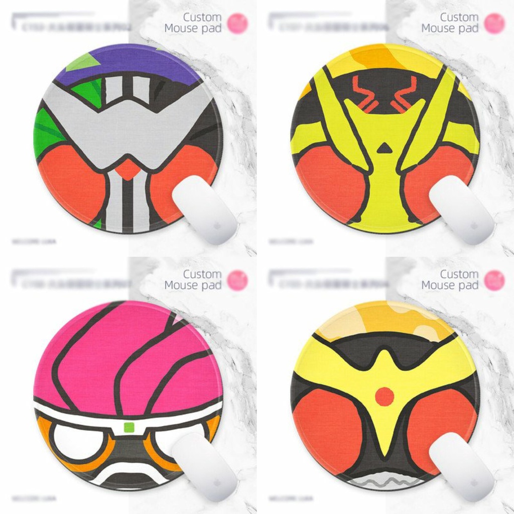 Miếng di chuột in hình KAMEN RIDER CHIBI HIỆP SĨ MẶT NẠ anime siêu nhân kê lót chuột tiện lợi