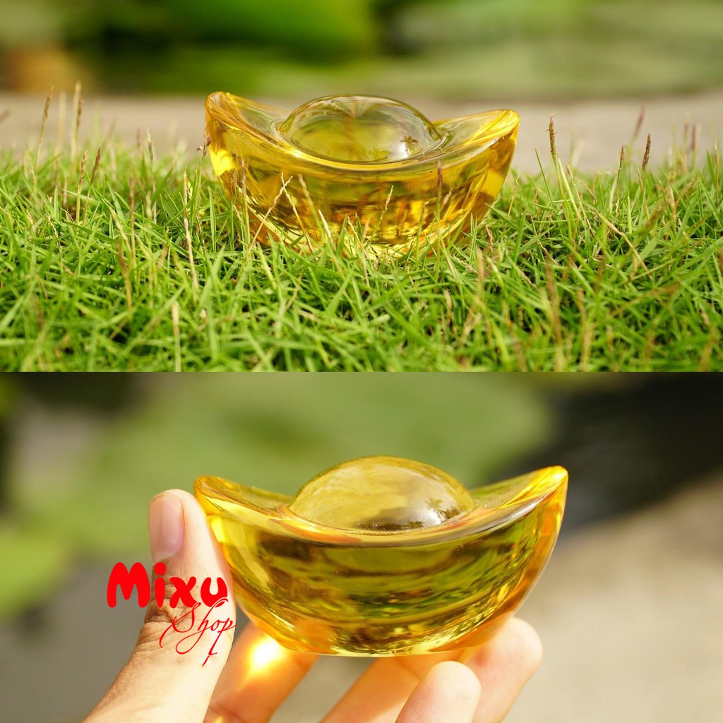 Kim Nguyên Bảo - Thỏi vàng phong thủy Thần Tài may mắn size 6cm