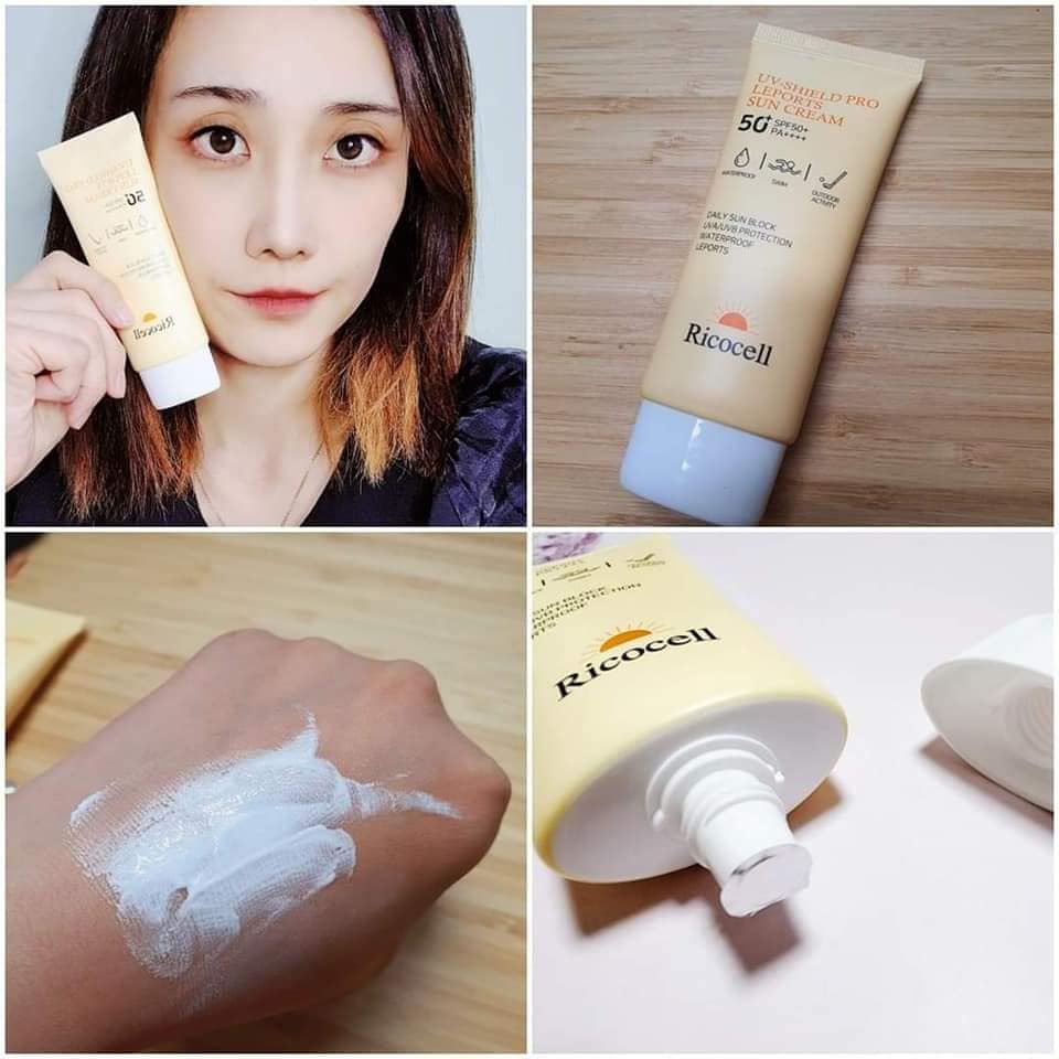 KEM CHỐNG NẮNG FACE & BODY RICOCELL SHIELD PRO SUN CREAM CHO GIA ĐÌNH