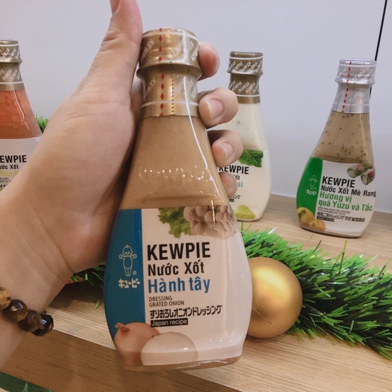 Nước Xốt Kewpie Các Loại 210ml Ăn Cùng Salad,Rong Nho. Chuẩn Keto/Das