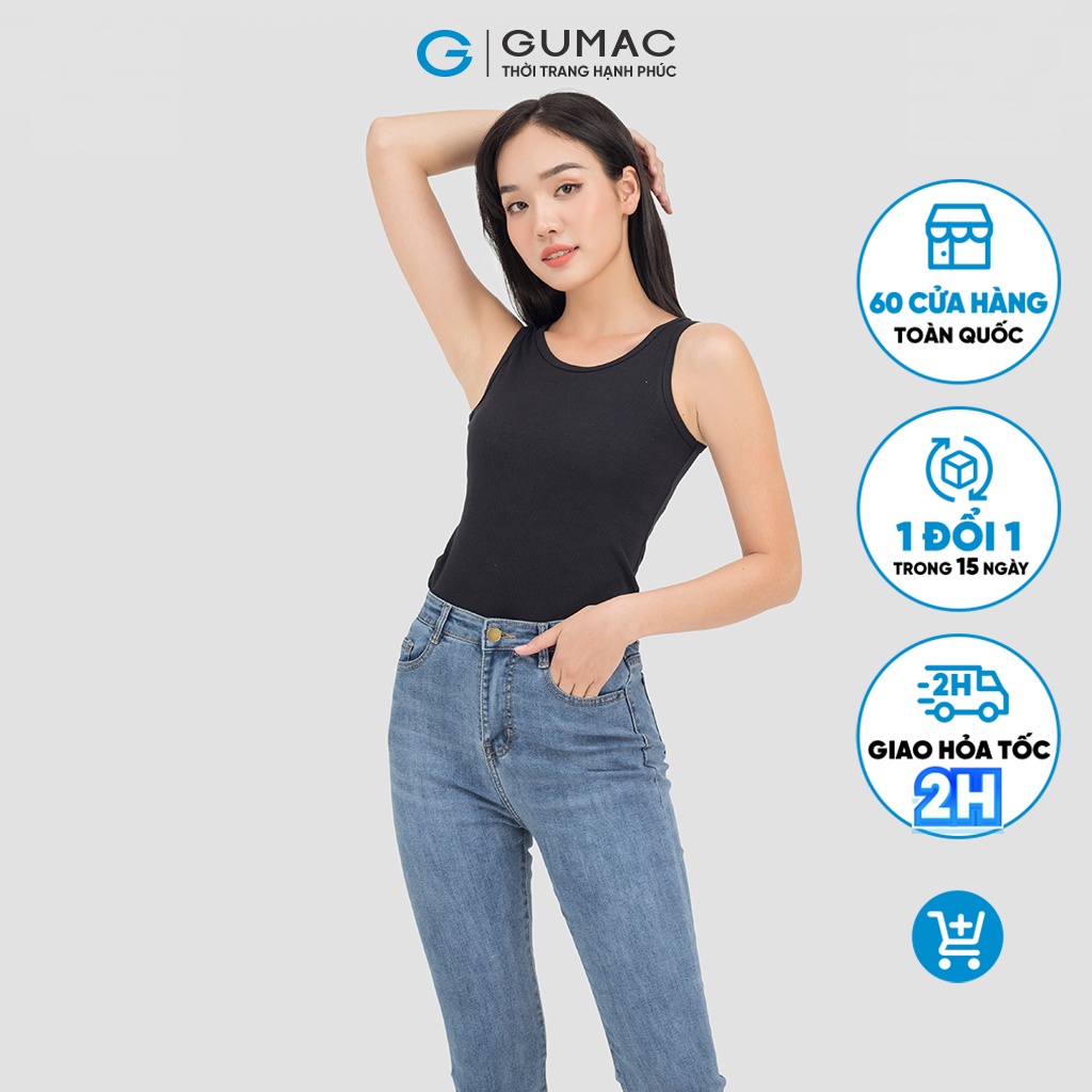 Áo thun sát nách nữ ATC07003 thời trang GUMAC