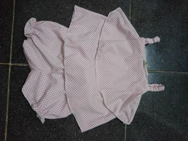 Bộ voan chấm bi cho bé