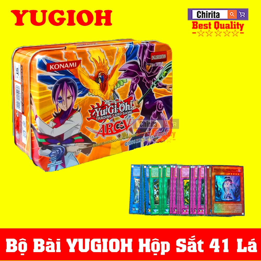 Bài YUGIOH YGO41 hộp sắt 41 lá