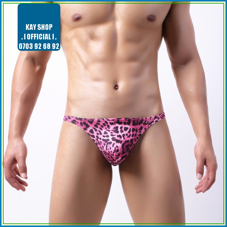Quần lót lọt khe sexy nam da beo - Quần sịp nam độc đáo lạ quyến rũ