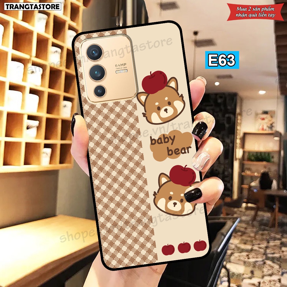 Ốp điện thoại  bảo vệ cho Vivo V23 5G 2022 dễ thương