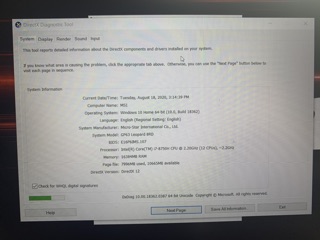 Laptop gaming MSI Leopard 8rd(GP03)
