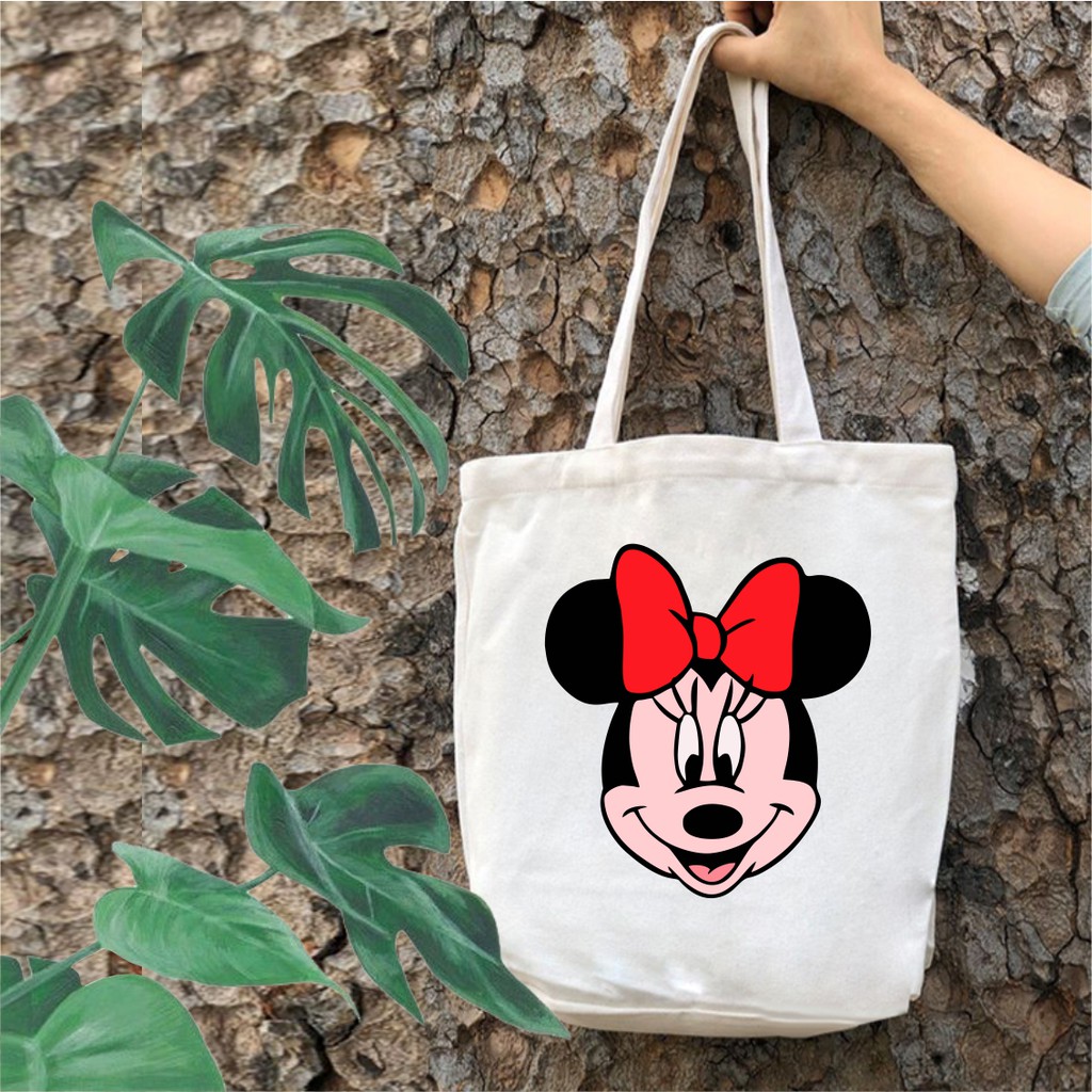 Túi vải Canvas Chuột Mickey