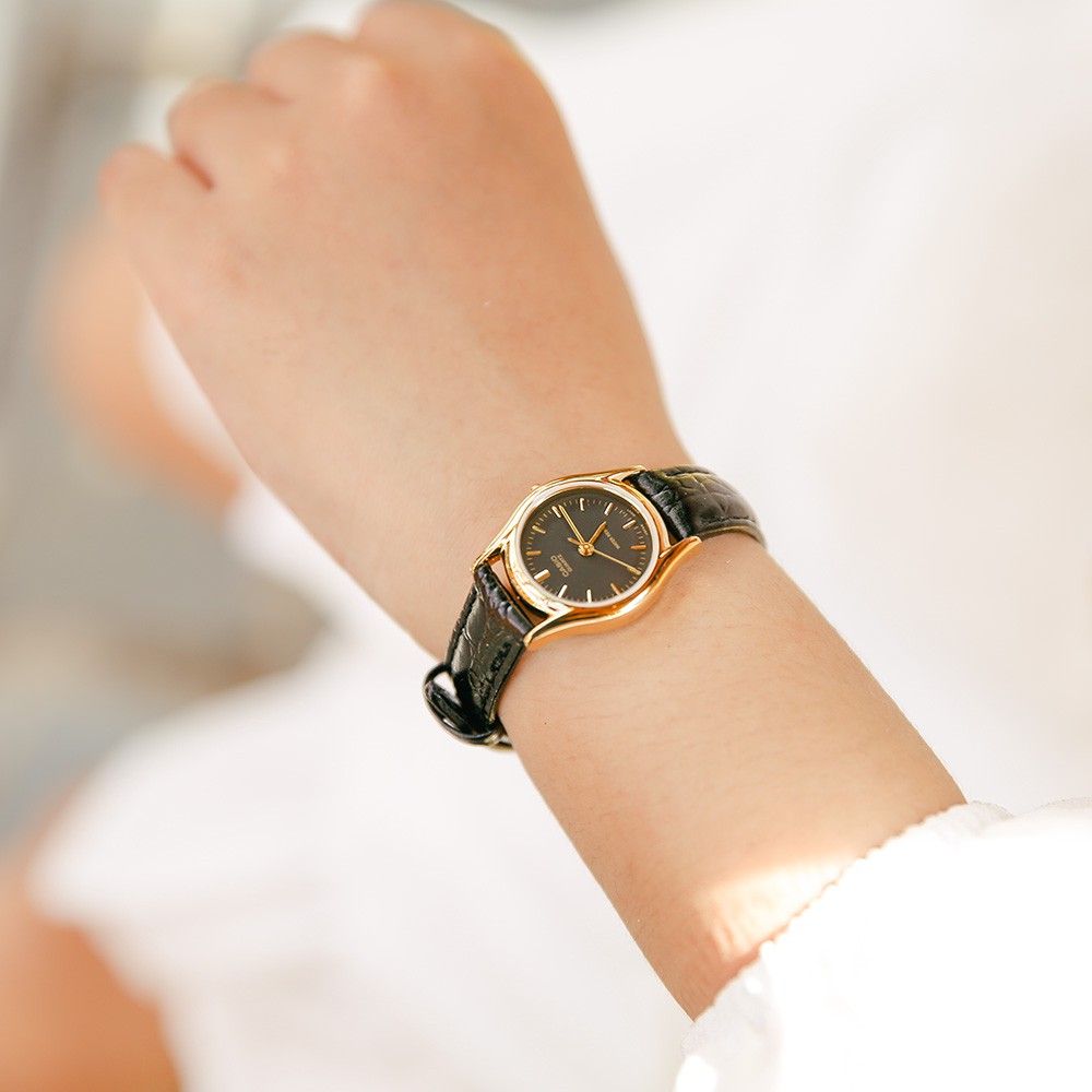 Đồng hồ nữ dây da Casio Anh Khuê LTP-1094