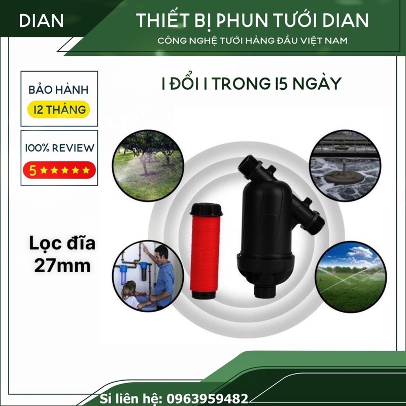 Bộ lọc cho hệ thống nước dạng đĩa loại đẹp