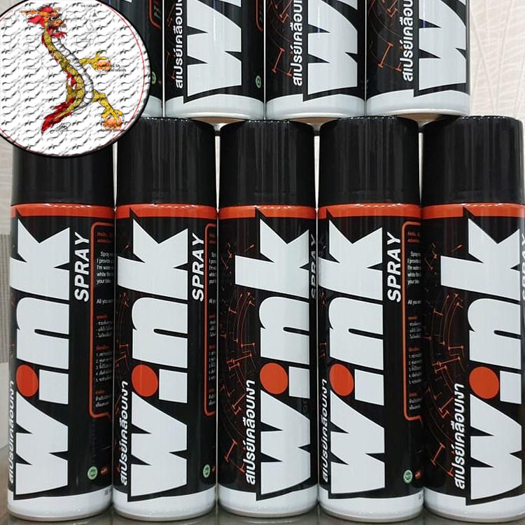 Chai Xịt Làm Bóng Dàn Áo Lube71 WINK 600ml, chai dưỡng sơn bóng Wink giúp đáng bóng dàn áo xe hiệu quả