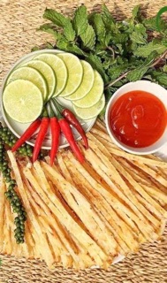 Khô Cá Thiều tẩm gia vị cắt sợi que