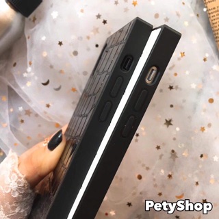 Ốp vuông giả da cá sấu iphone 6Plus/6SPlus/7Plus/8Plus/X